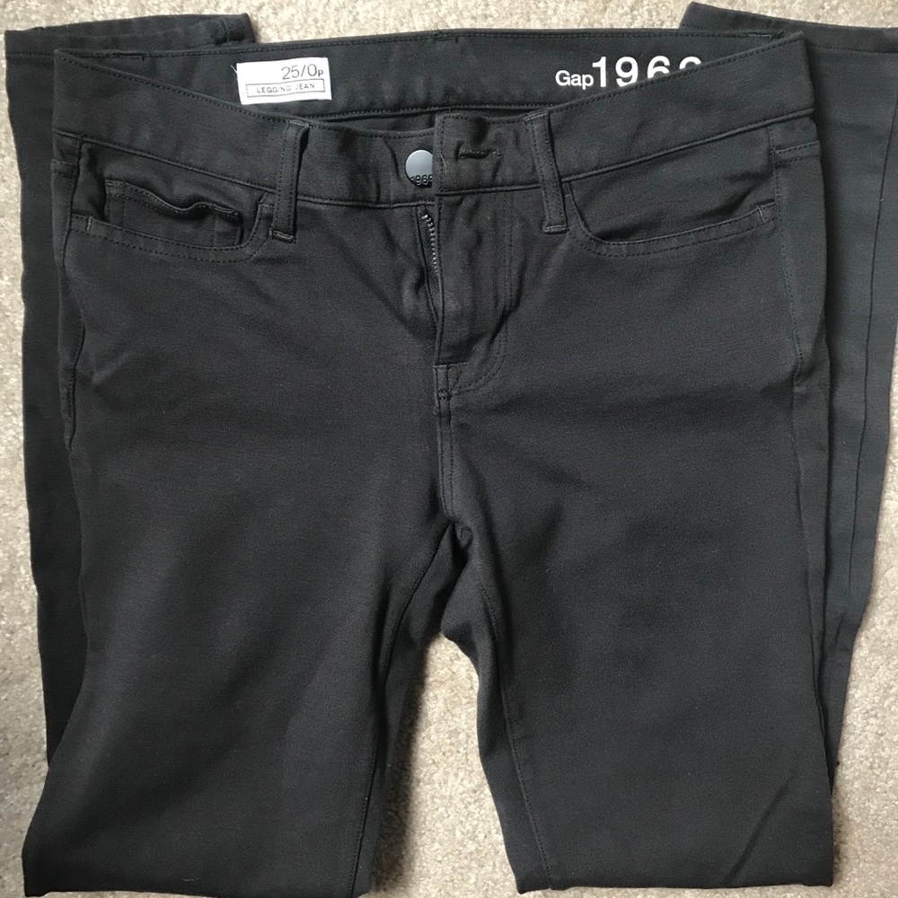 Gray jeggings, Gap